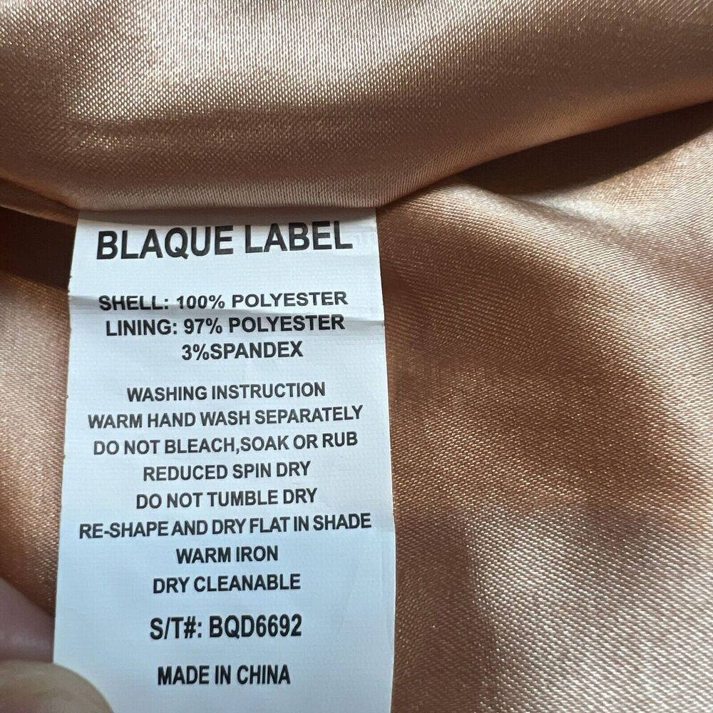 Revolve Blaque Label True Love Dress Skater Champagne Dusty Pink Sz M - Picture 10 of 13
